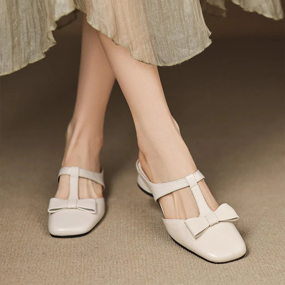 Carys | Leather Mules