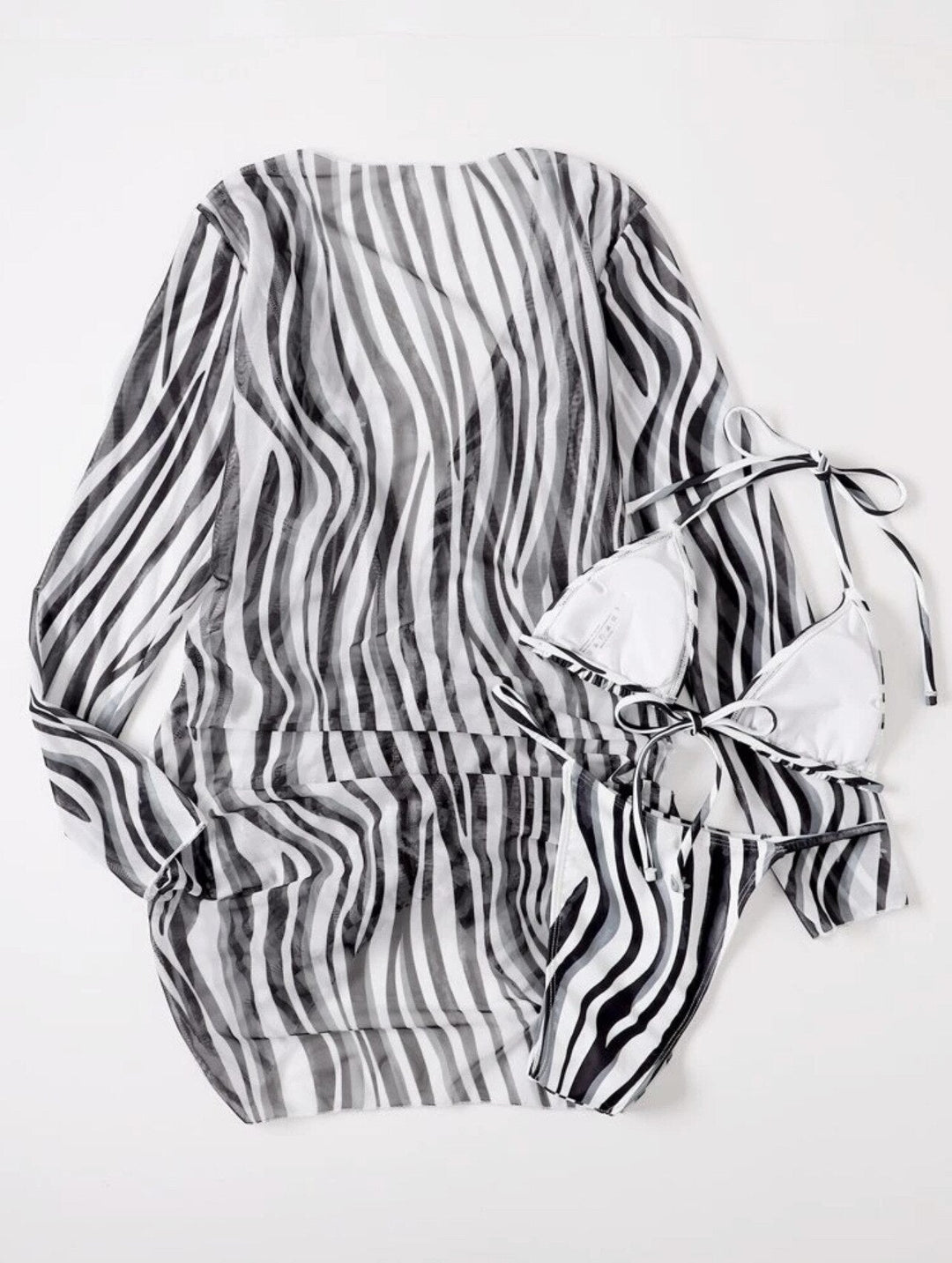 Zara | Striped Bikini Set