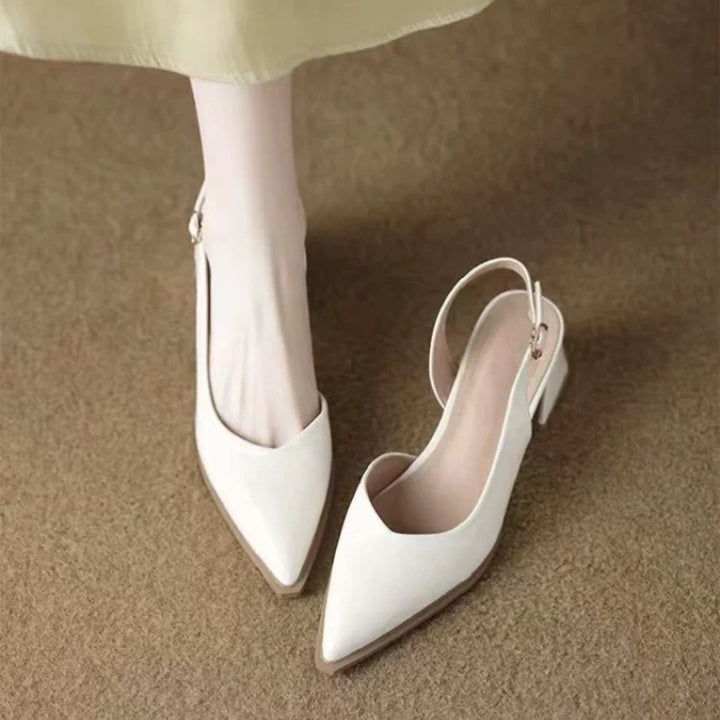 Elena | Leather Heels