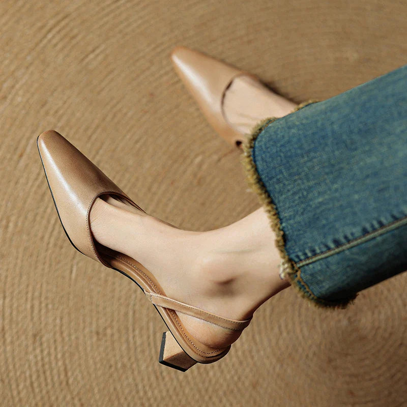 Marisol | Leather Heels