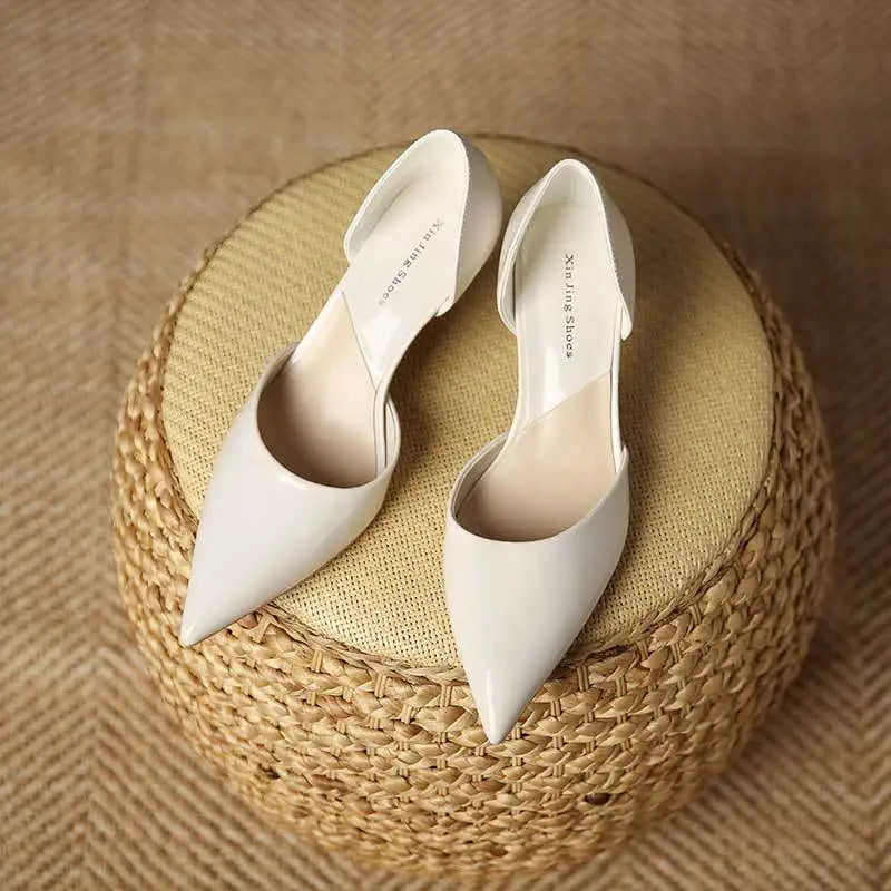 Liora | Leather Heels