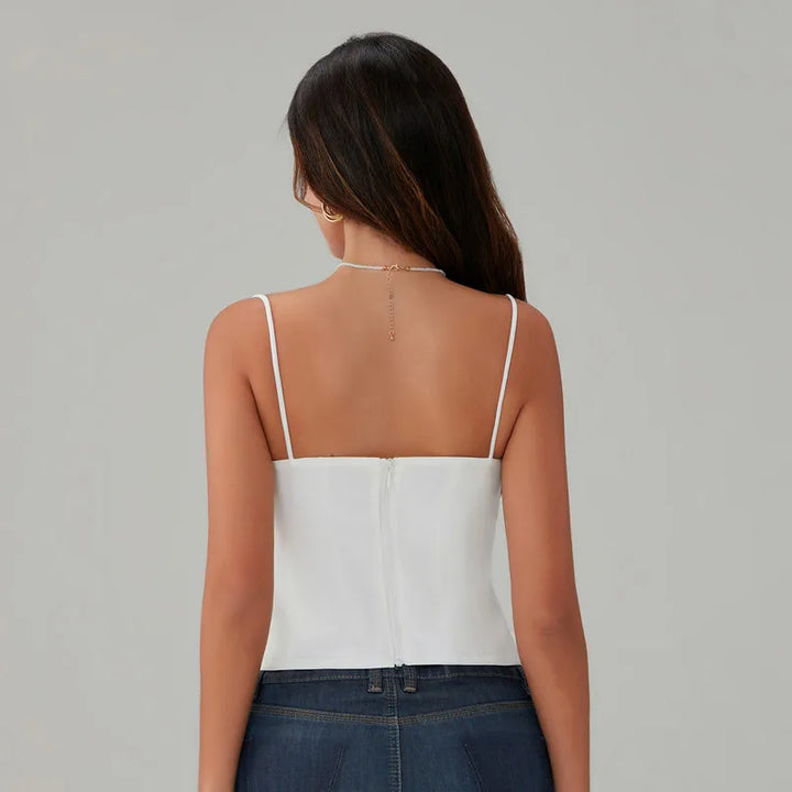 Monica Secrets | Women's Denim Skirt – Mini Length – Five Pockets – Straight Hem – Casual Look