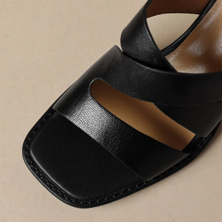 Luna | Leather Heels