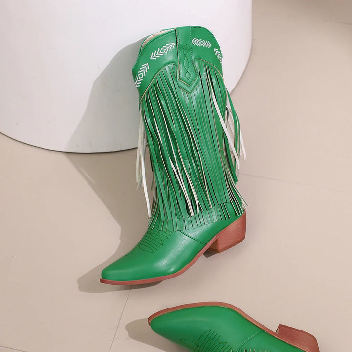 Elara | Suede Leather Boots