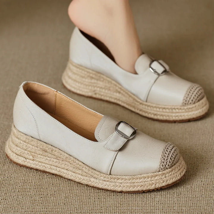 Monica Secrets | Genuine Leather Platforms