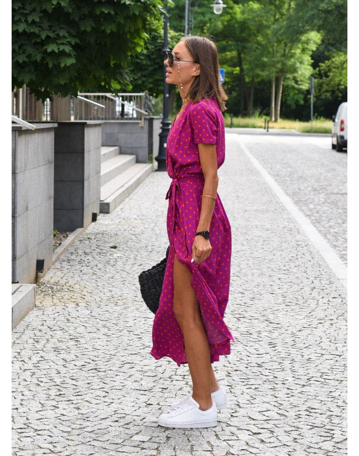 Lena | V-Neck Wrap Dress