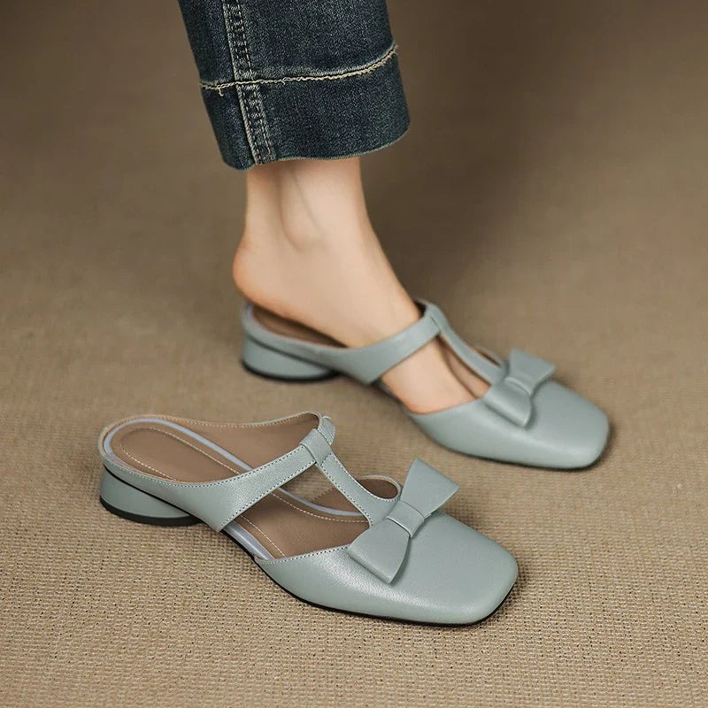 Carys | Leather Mules