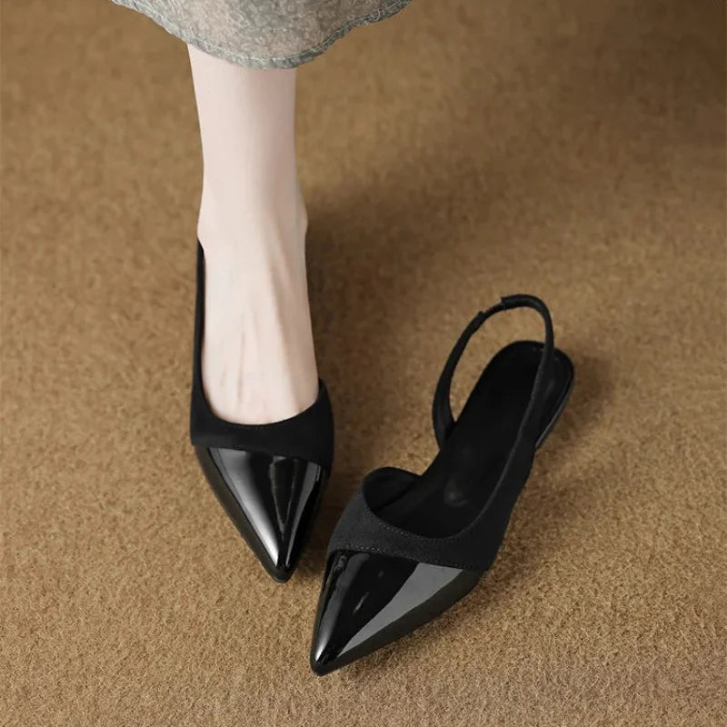 Elara | Leather Slingbacks
