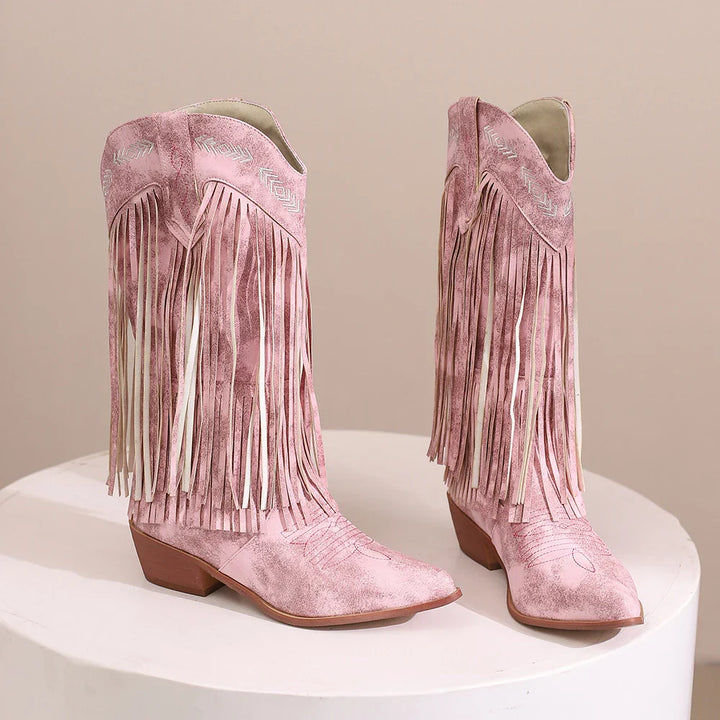 Elara | Suede Leather Boots