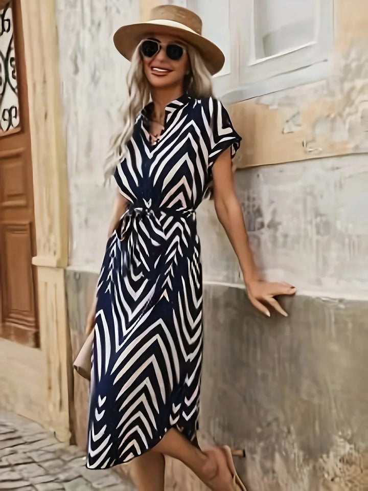 Sophie | Geometric Print Dress