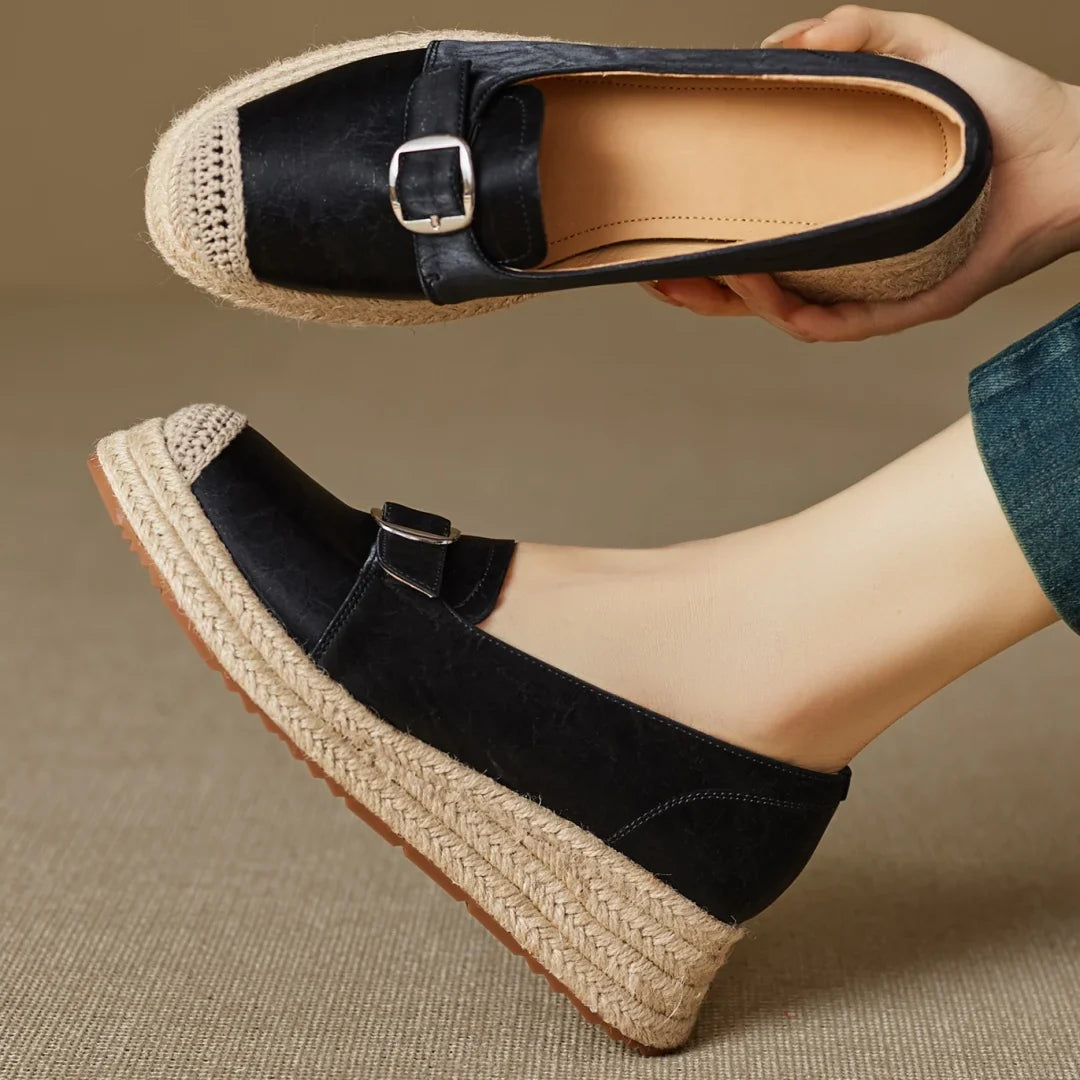 Monica Secrets | Genuine Leather Platforms