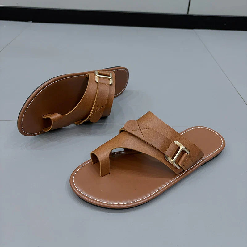 Evelyn | Leather Sandals