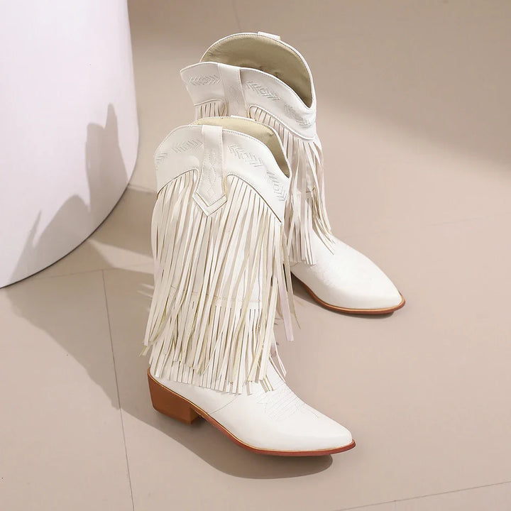 Elara | Suede Leather Boots