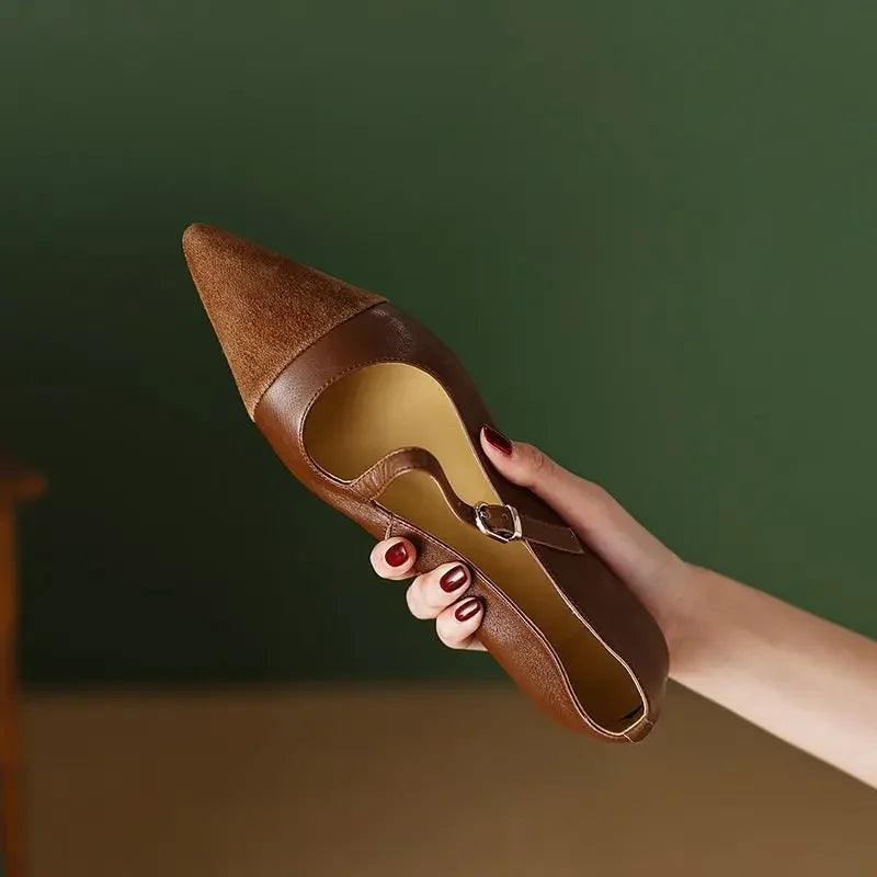 Ivy | Leather Flats