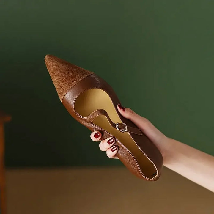 Ivy | Leather Flats