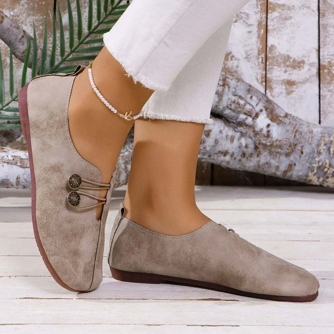 Elowen | Suede Loafers