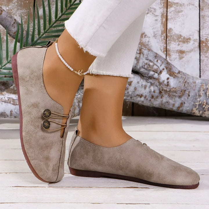 Elowen | Suede Loafers