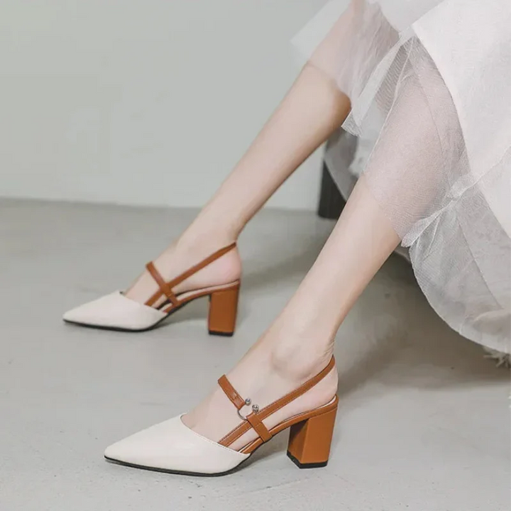 Monica Secrets | Leather Heels