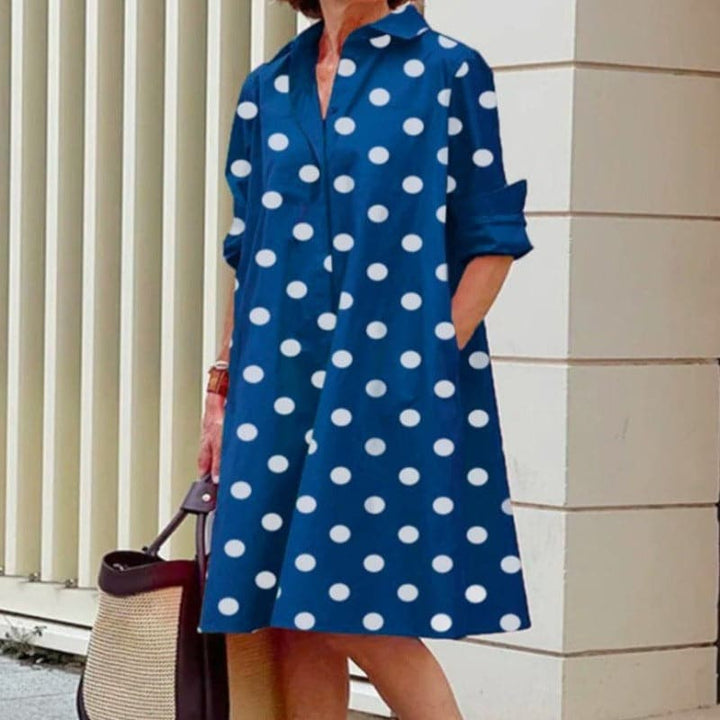 Elena | Button A-Line Dress