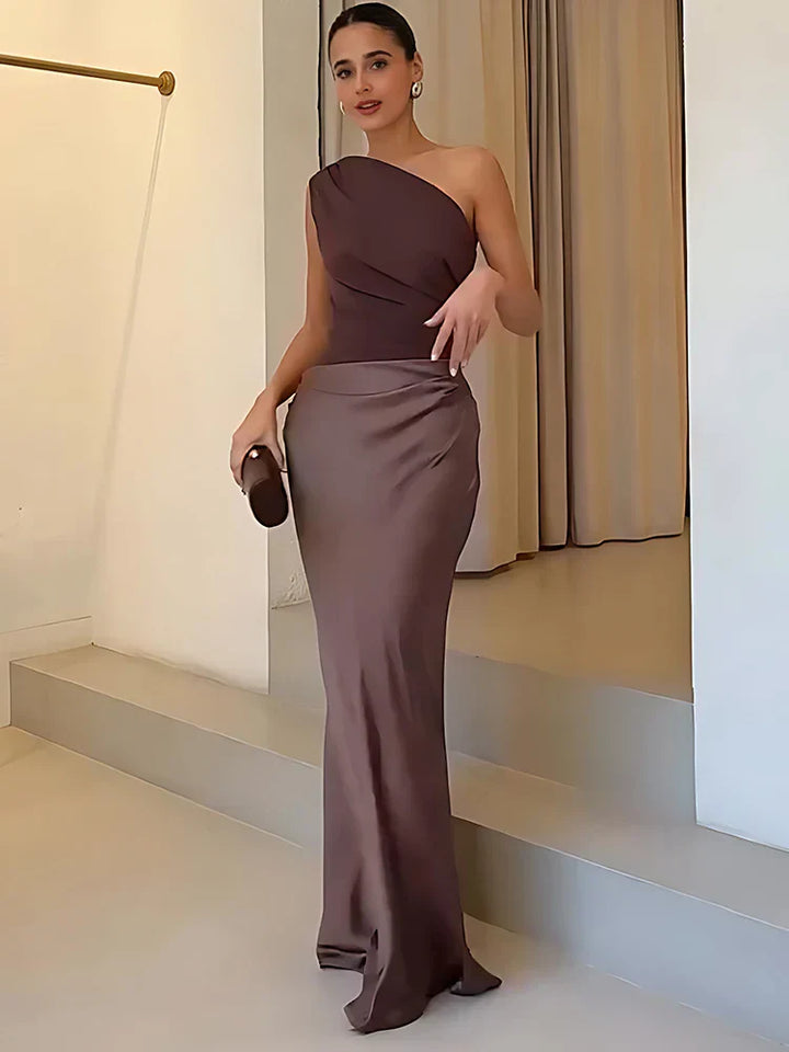 Celia | One-Shoulder Maxi Dress