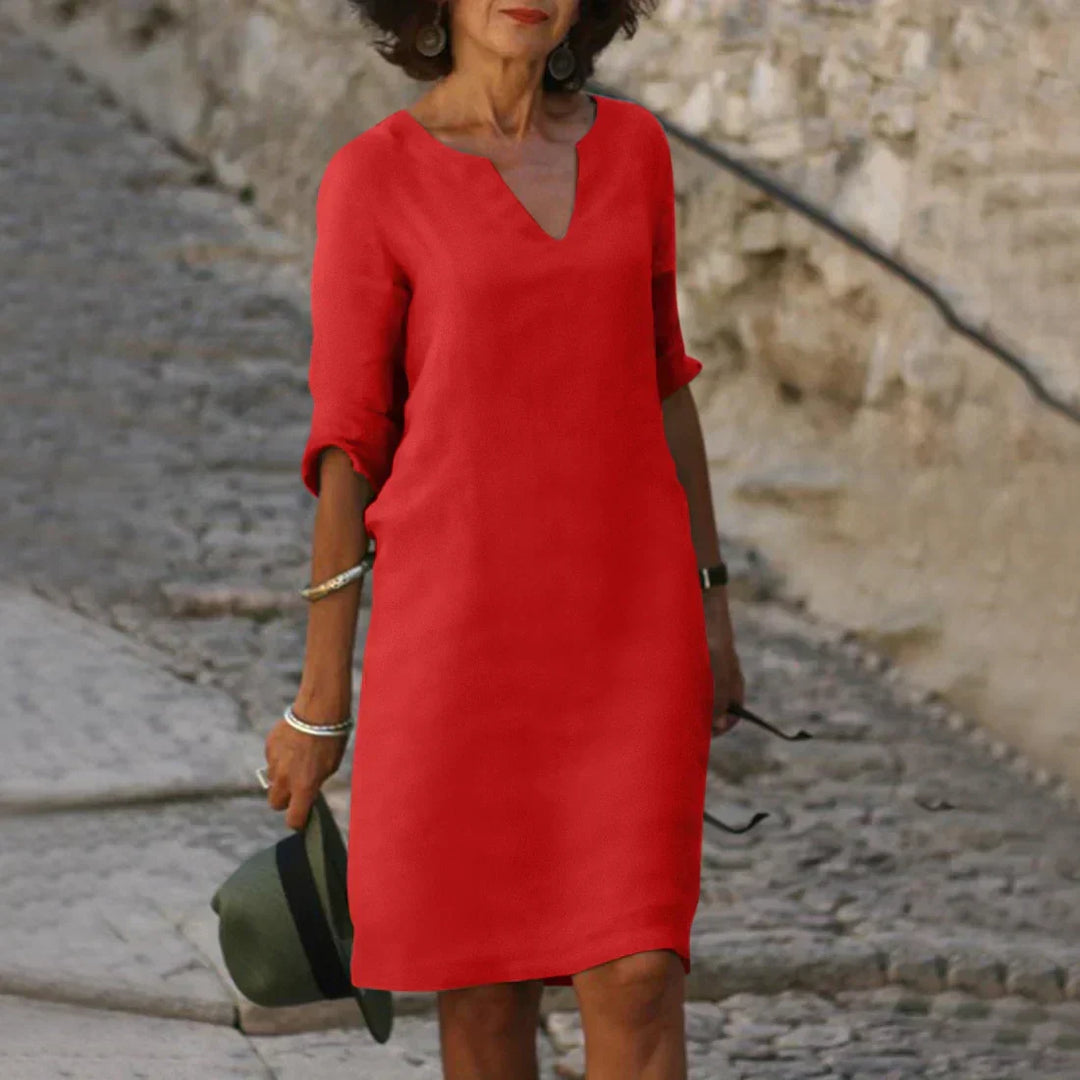 Amara | V-Neck Dress