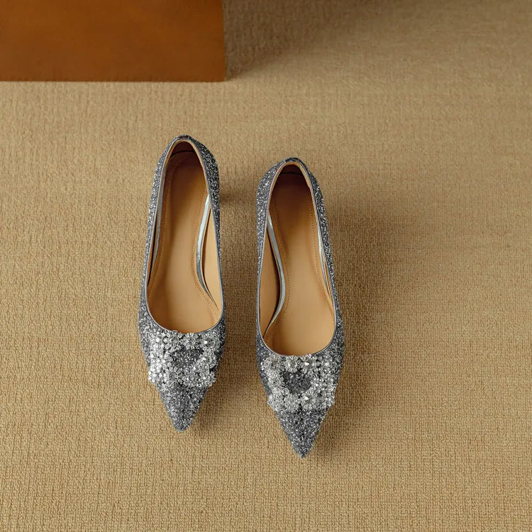 Monica Secrets | Glitter Pumps