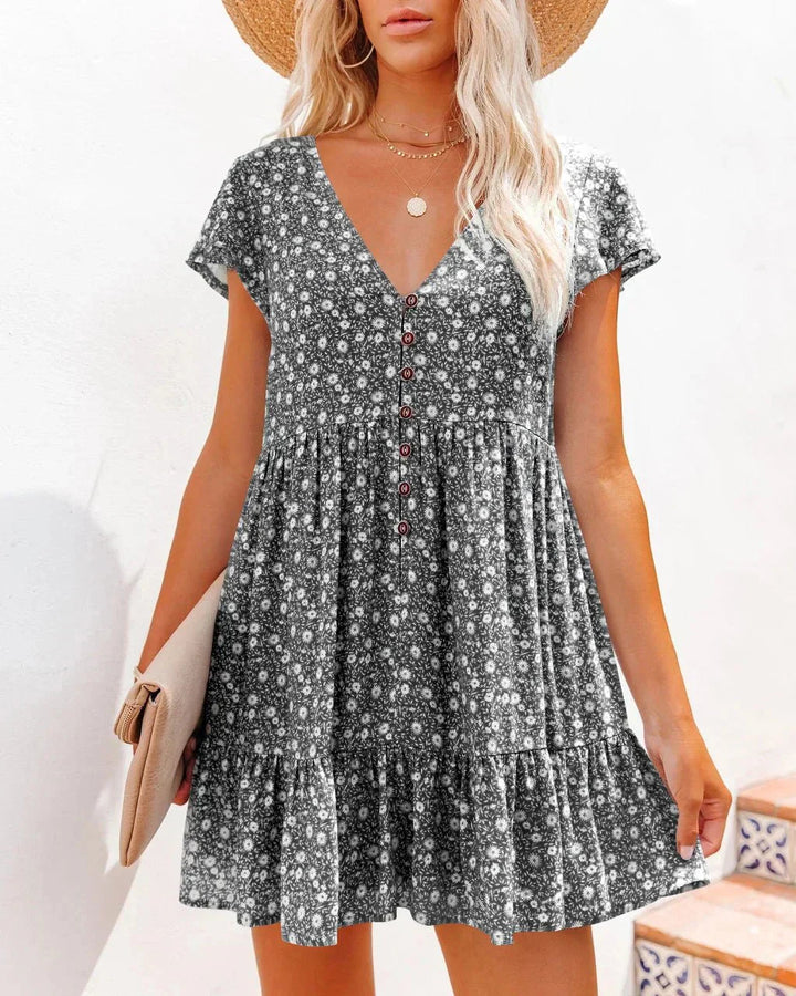 Eleanora | Floral Midi Dress