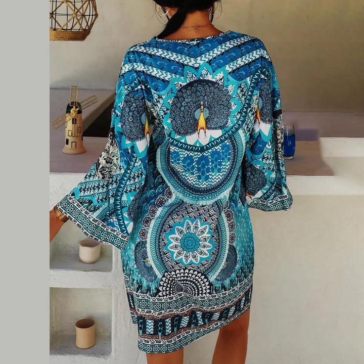 Cassandra | V-Neck Tunic Dress