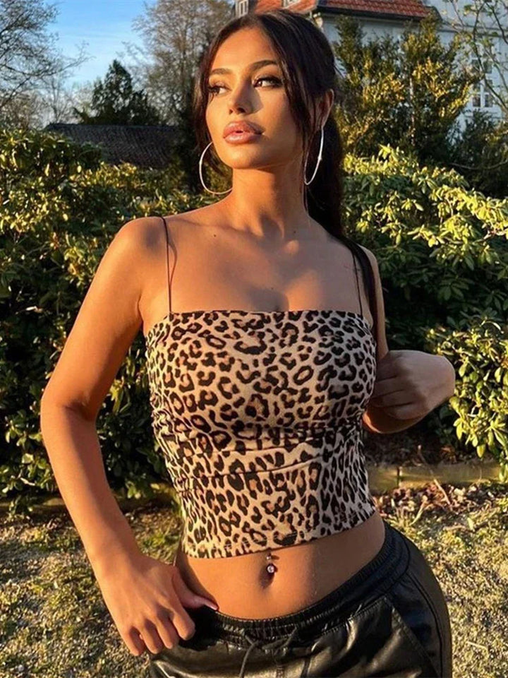 Monica Secrets | Leopard Print Cami Top
