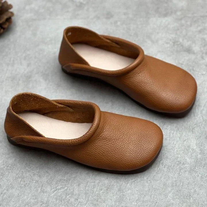 Nina | Leather Flats