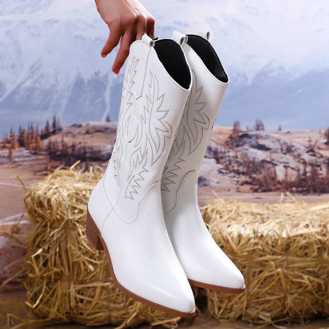 Luna | Western Leather Boots