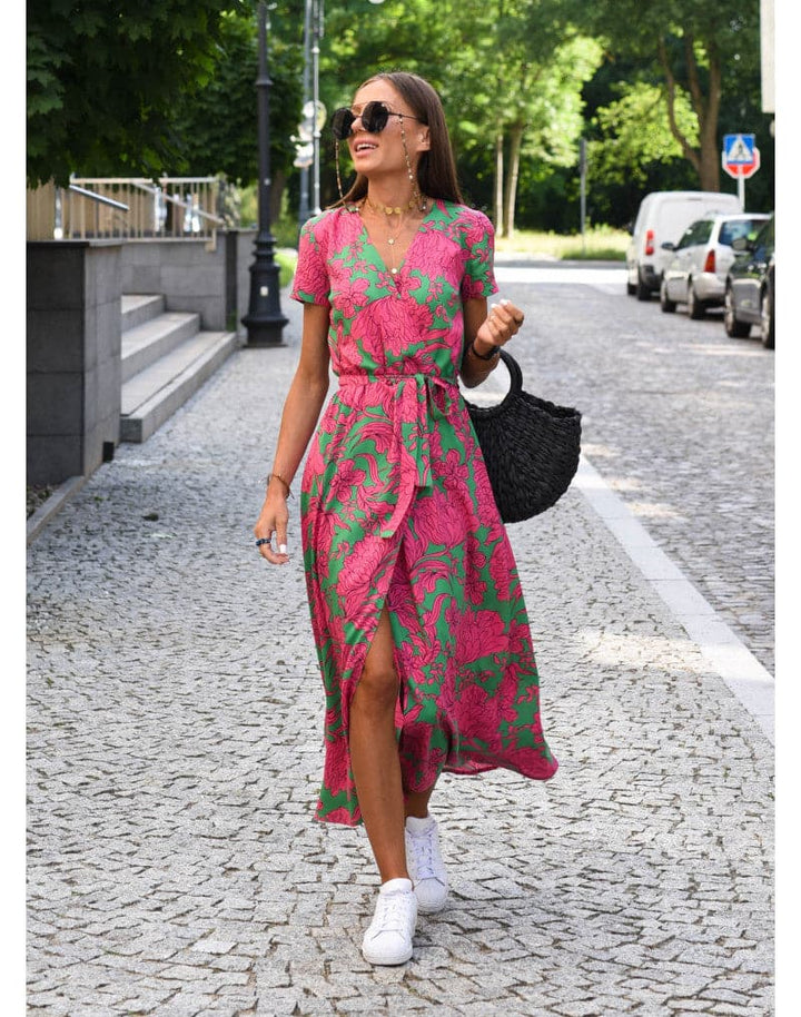 Lena | V-Neck Wrap Dress