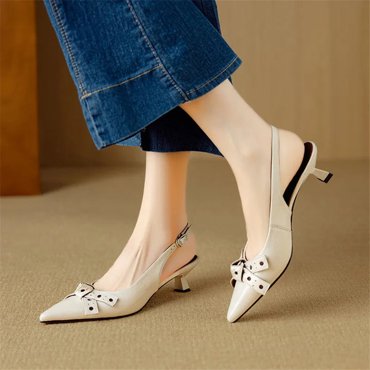 Sophie | Leather Heels