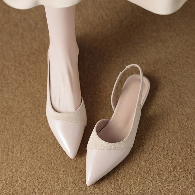 Elara | Leather Slingbacks