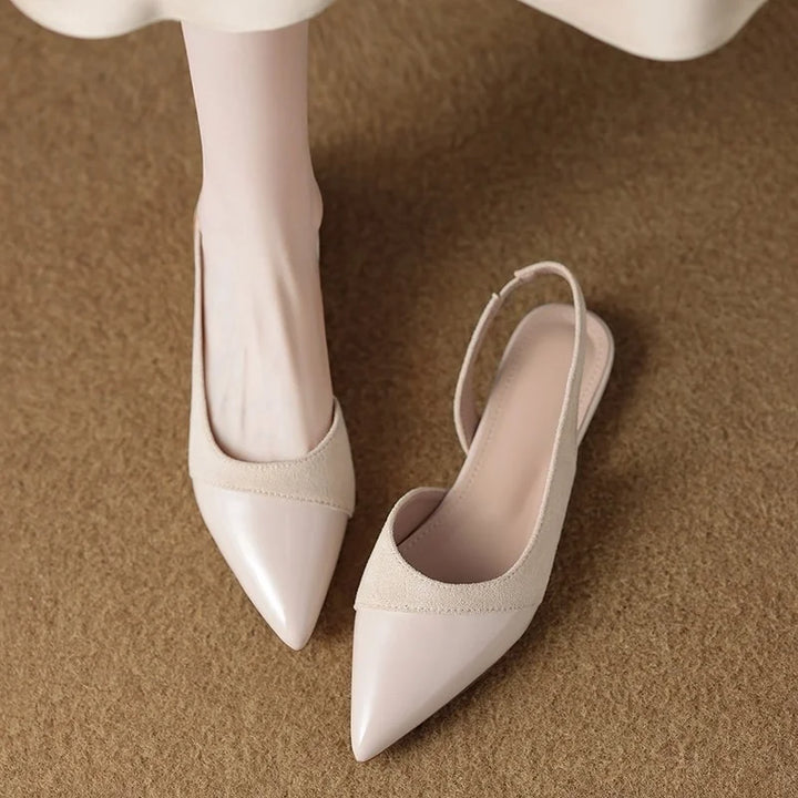Elara | Leather Slingbacks