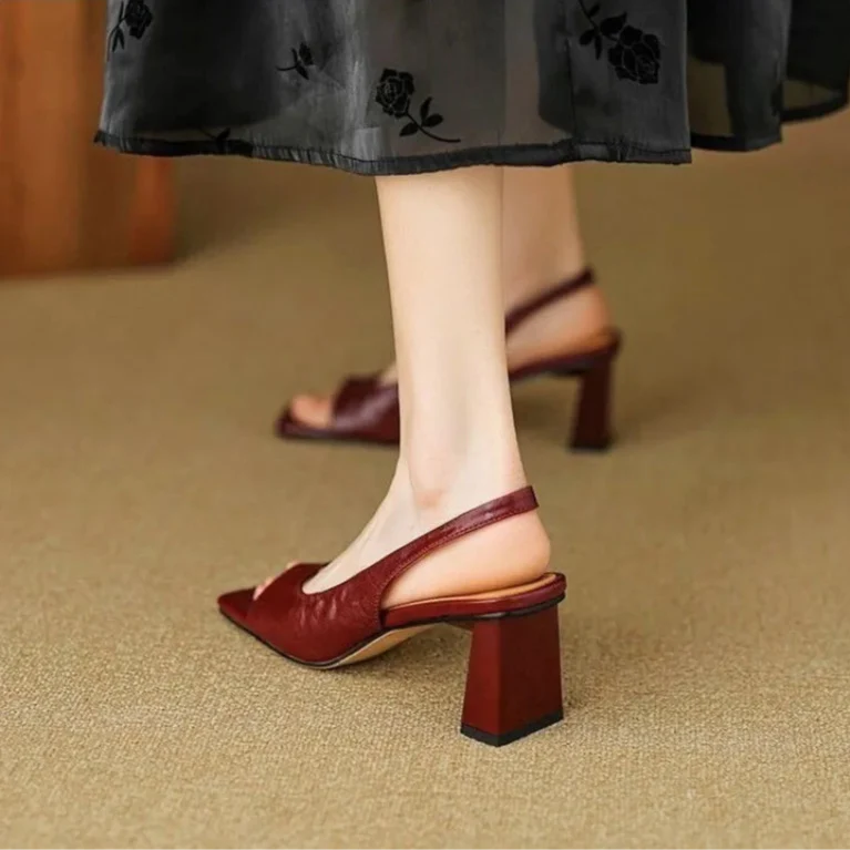 Marisol | Leather Heels