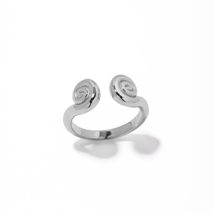 Adjustable Open Spiral Ring