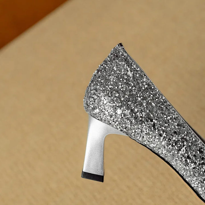 Monica Secrets | Glitter Pumps