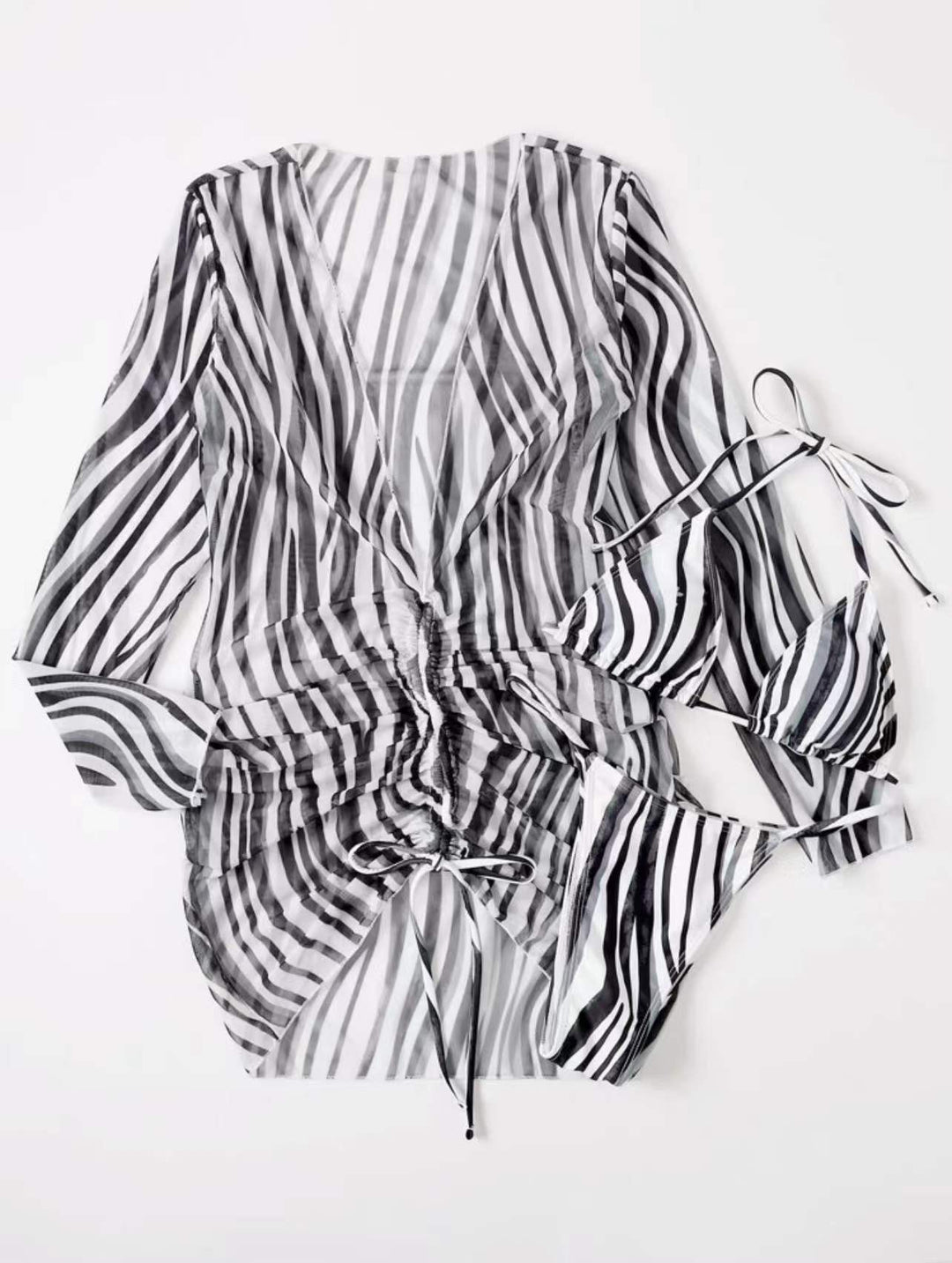 Zara | Striped Bikini Set
