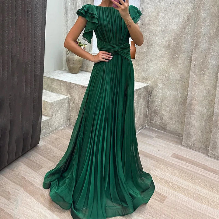 Lila | Pleated Evening Dress