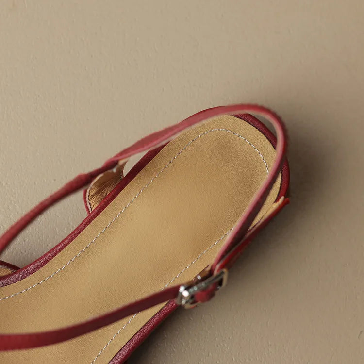 Sienna | Leather Flats
