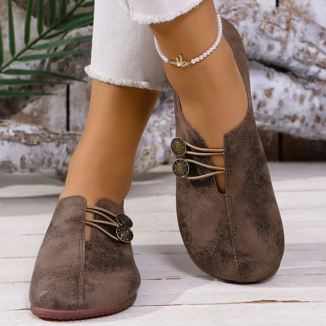 Elowen | Suede Loafers