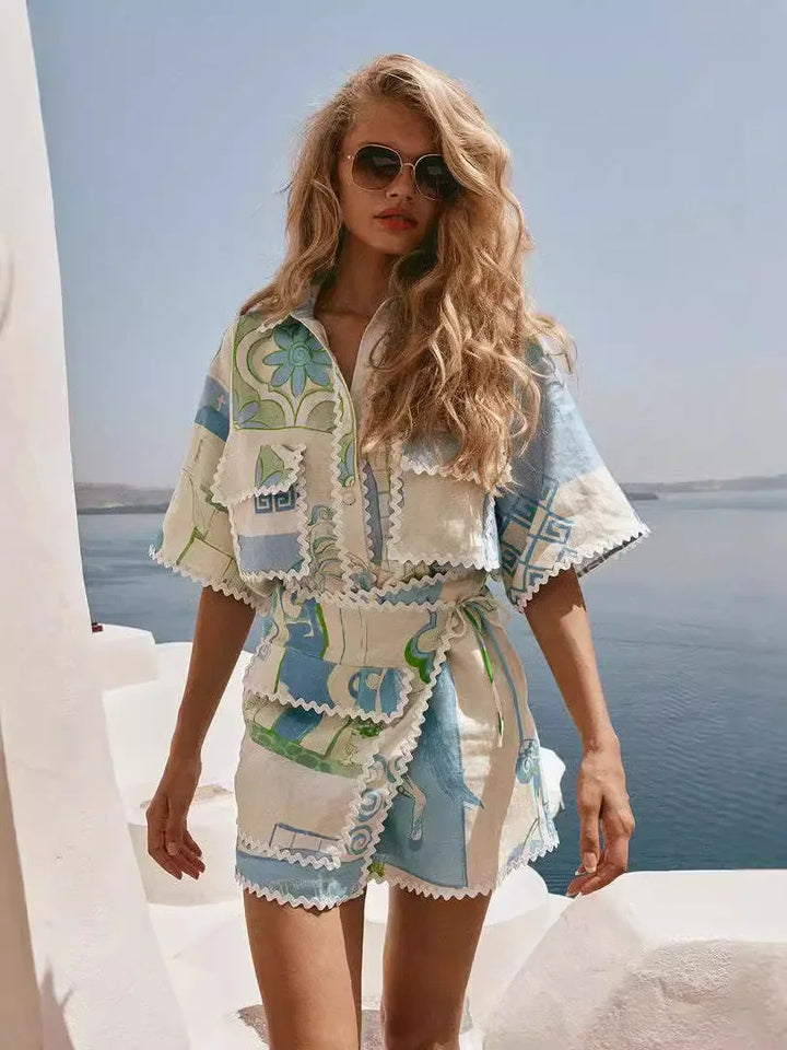 Anouk | Chic Patchwork Set
