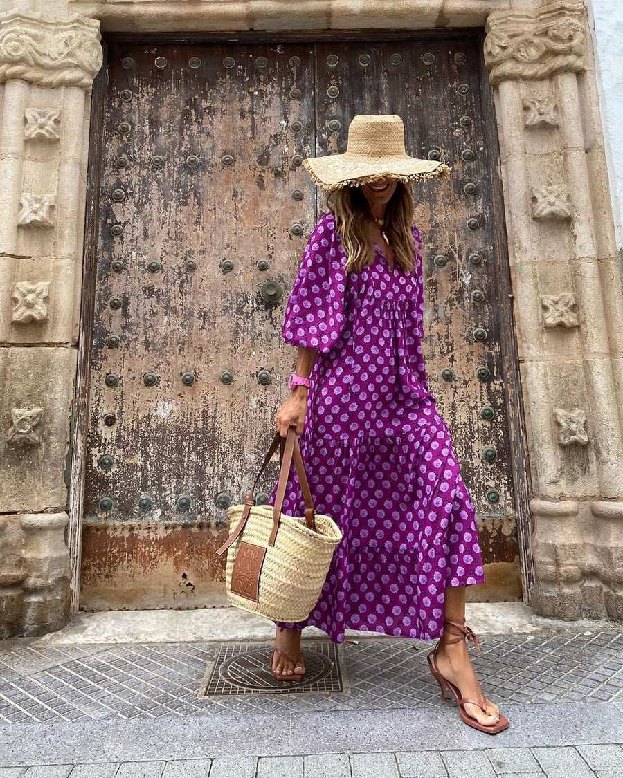 Saffron | Bohemian Long Dress