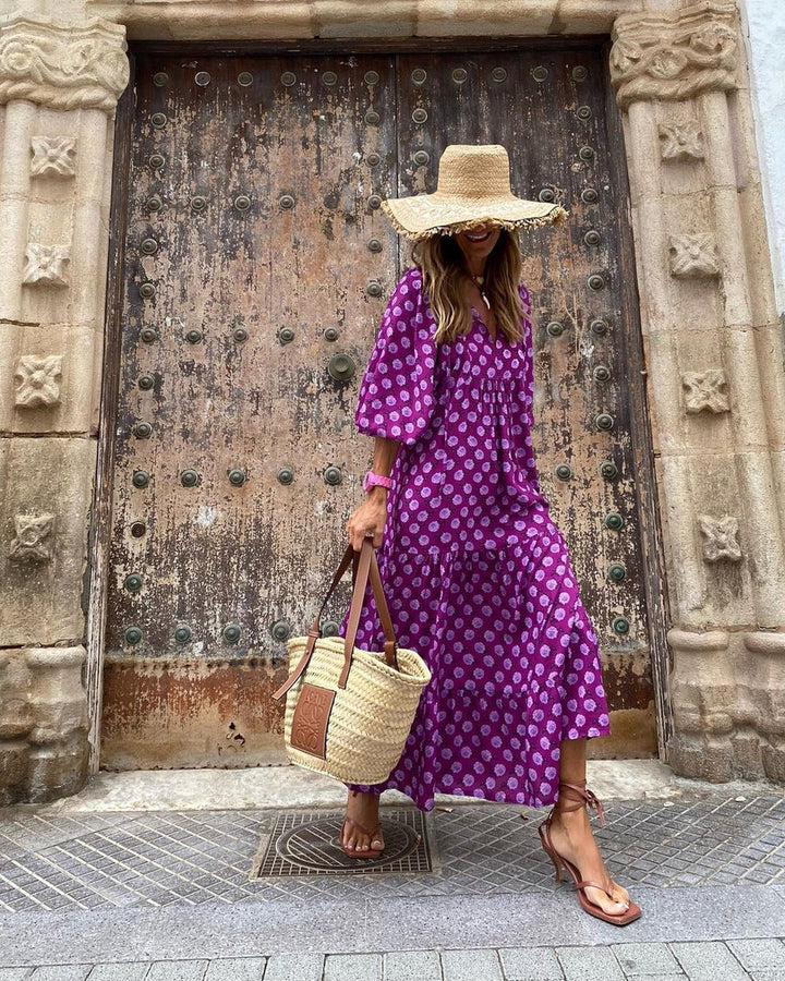 Saffron | Bohemian Long Dress