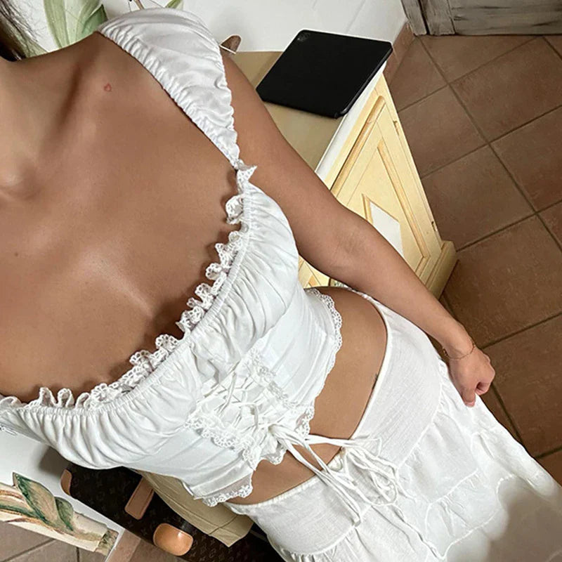 Monica Secrets | Lace Corset Top