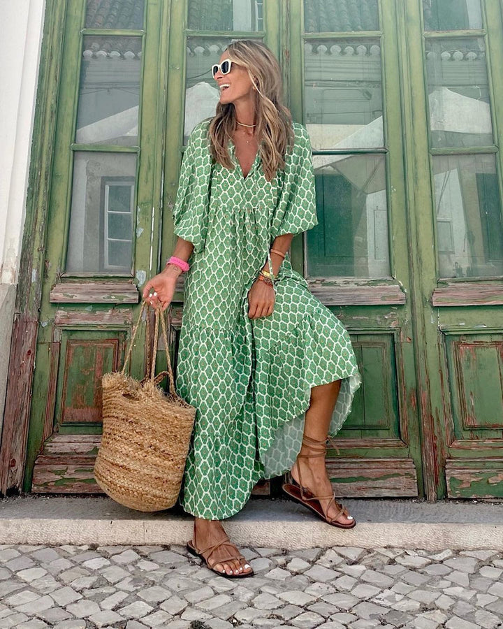 Saffron | Bohemian Long Dress