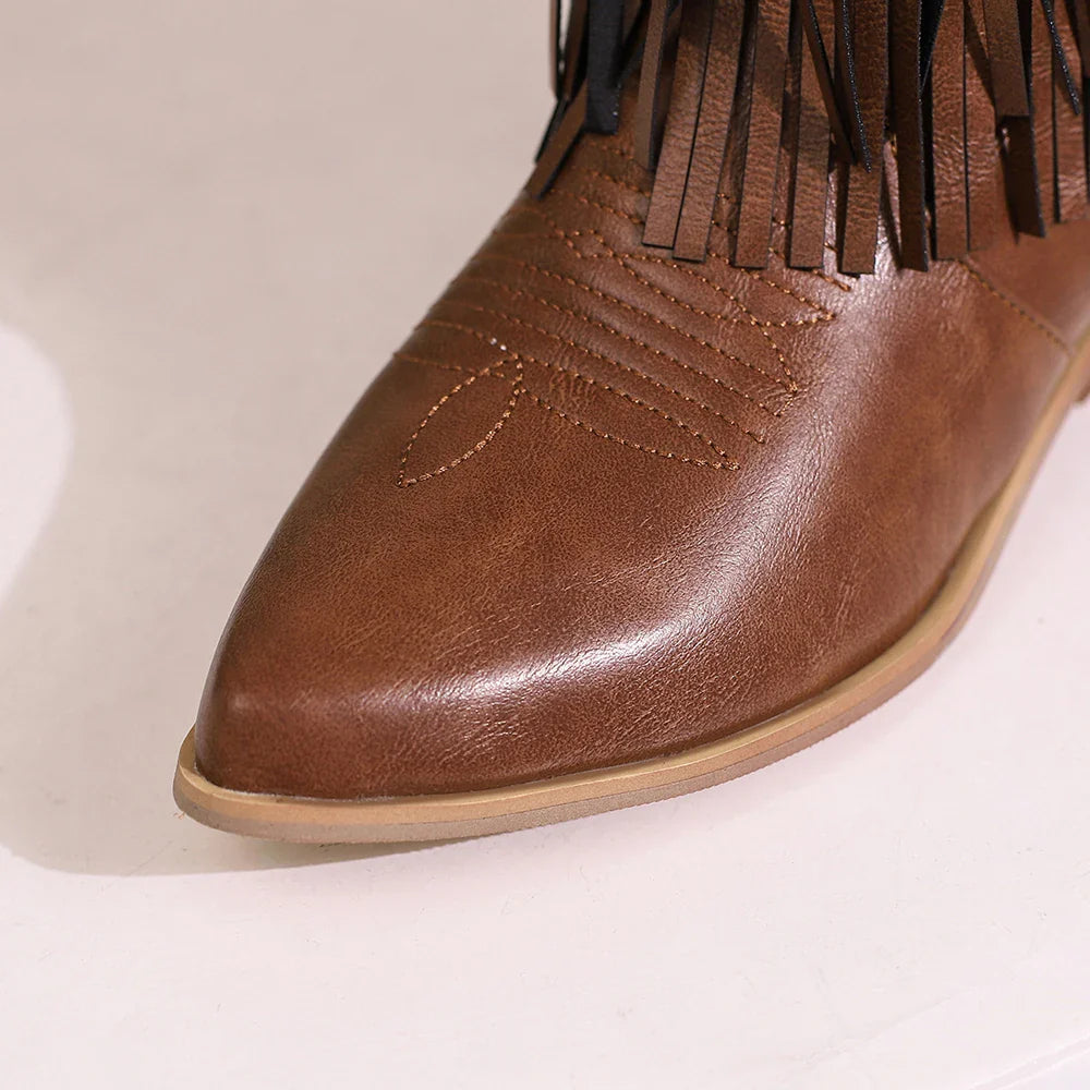 Elara | Suede Leather Boots