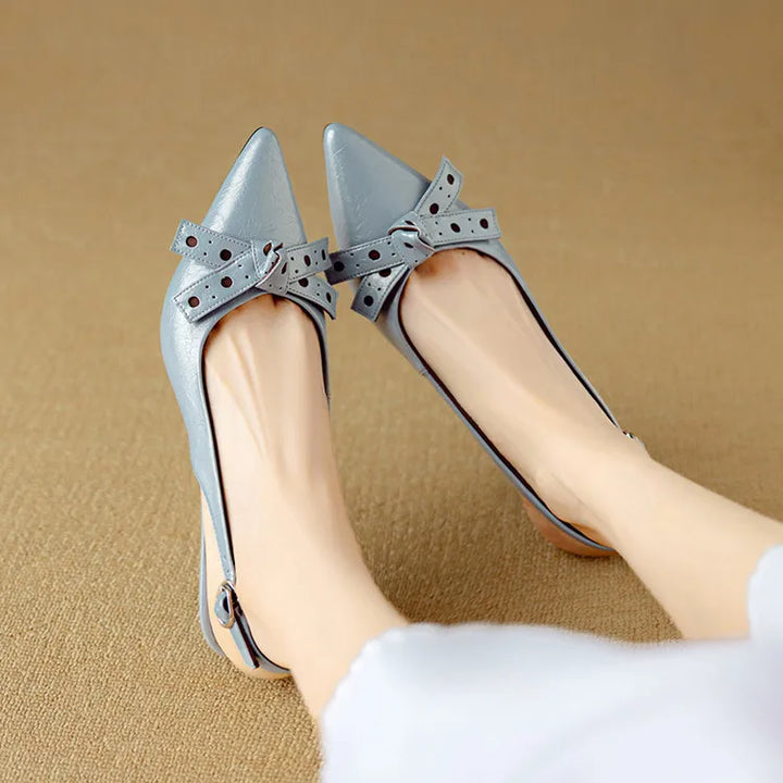 Sophie | Leather Heels