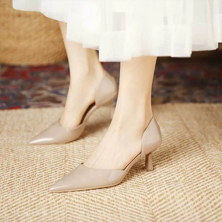 Liora | Leather Heels